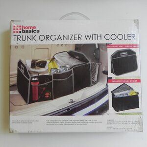 Black Collapsible Car Trunk Organizer with cooler- New In Box - Home Basics